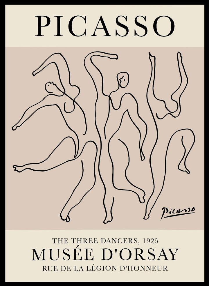 Picasso The Three Dancers Art Print_Sugar & Canvas