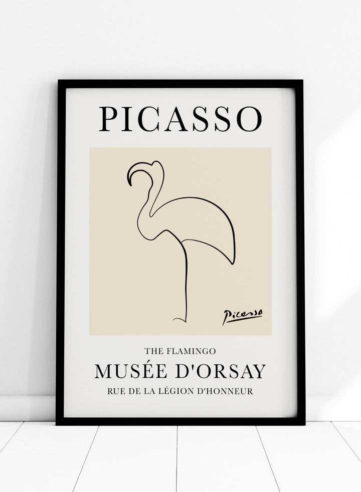 The Flamingo Line Drawing by Pablo Picasso Print_Sugar & Canvas