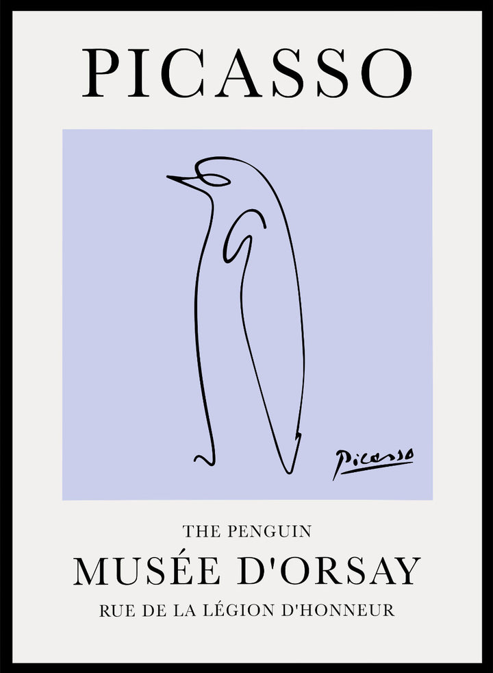 The Penguin Line Drawing by Pablo Picasso PrintSugar & Canvas