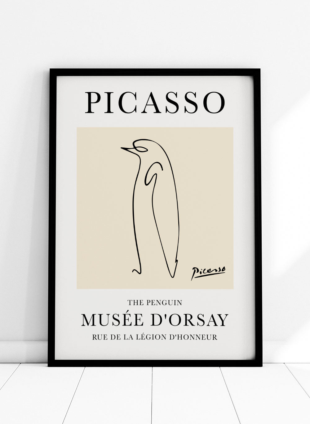 The Penguin Line Drawing by Pablo Picasso Print_Sugar & Canvas