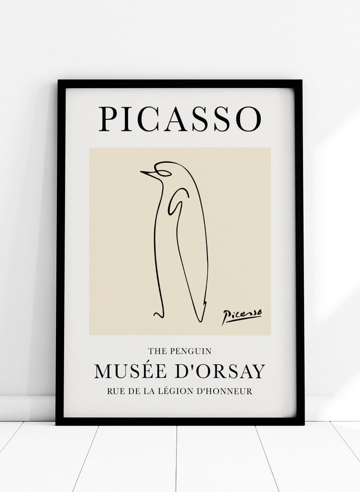 The Penguin Line Drawing by Pablo Picasso Print_Sugar & Canvas