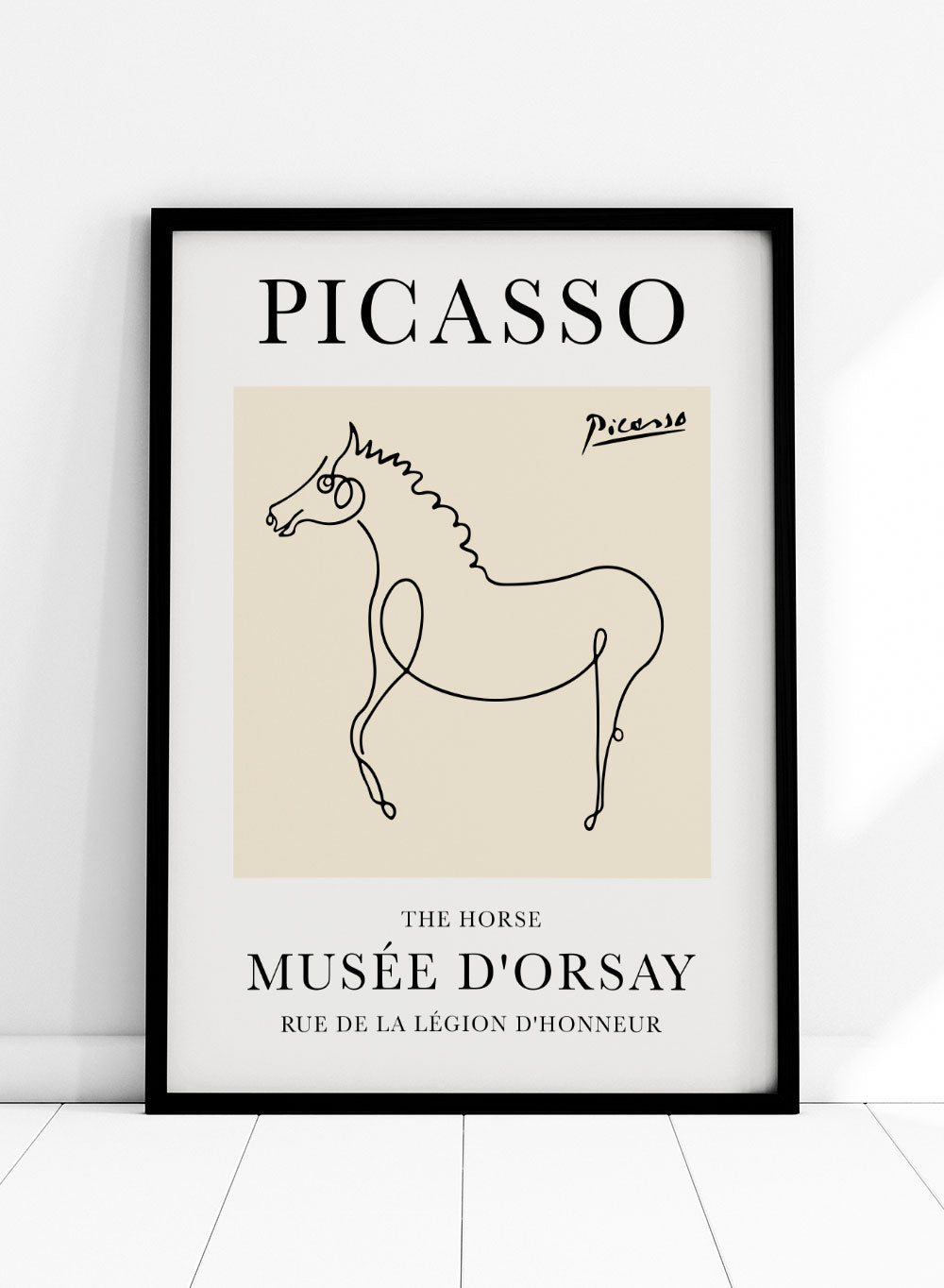 The Horse Line Drawing by Pablo Picasso PrintSugar & Canvas