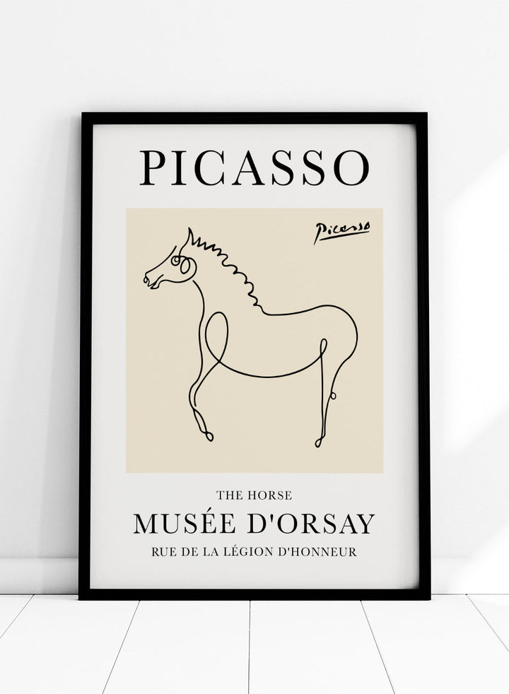 The Horse Line Drawing by Pablo Picasso PrintSugar & Canvas