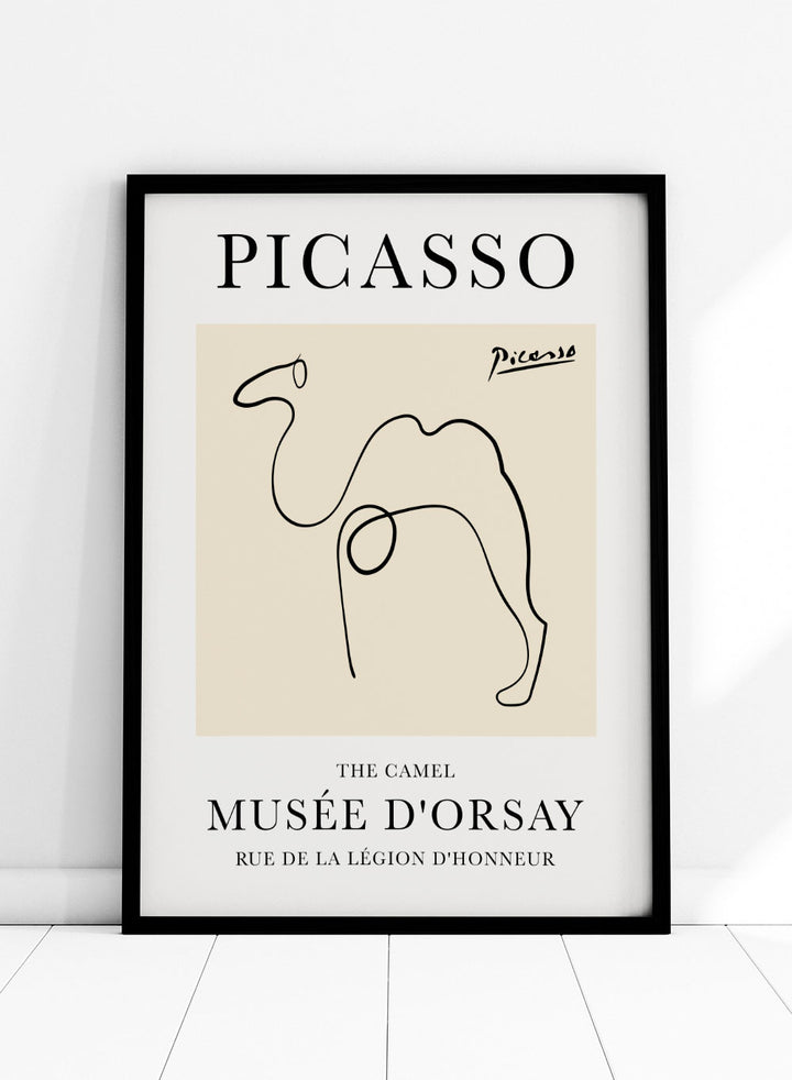 The Camel Line Drawing by Pablo Picasso Print_Sugar & Canvas