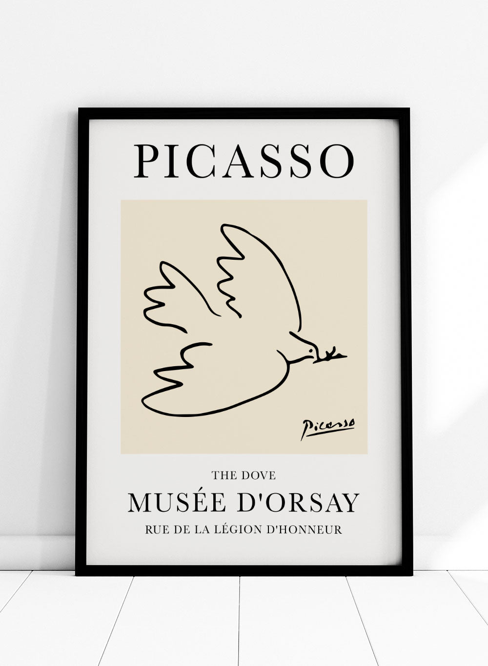 The Dove of Peace Line Drawing by Pablo Picasso PrintSugar & Canvas