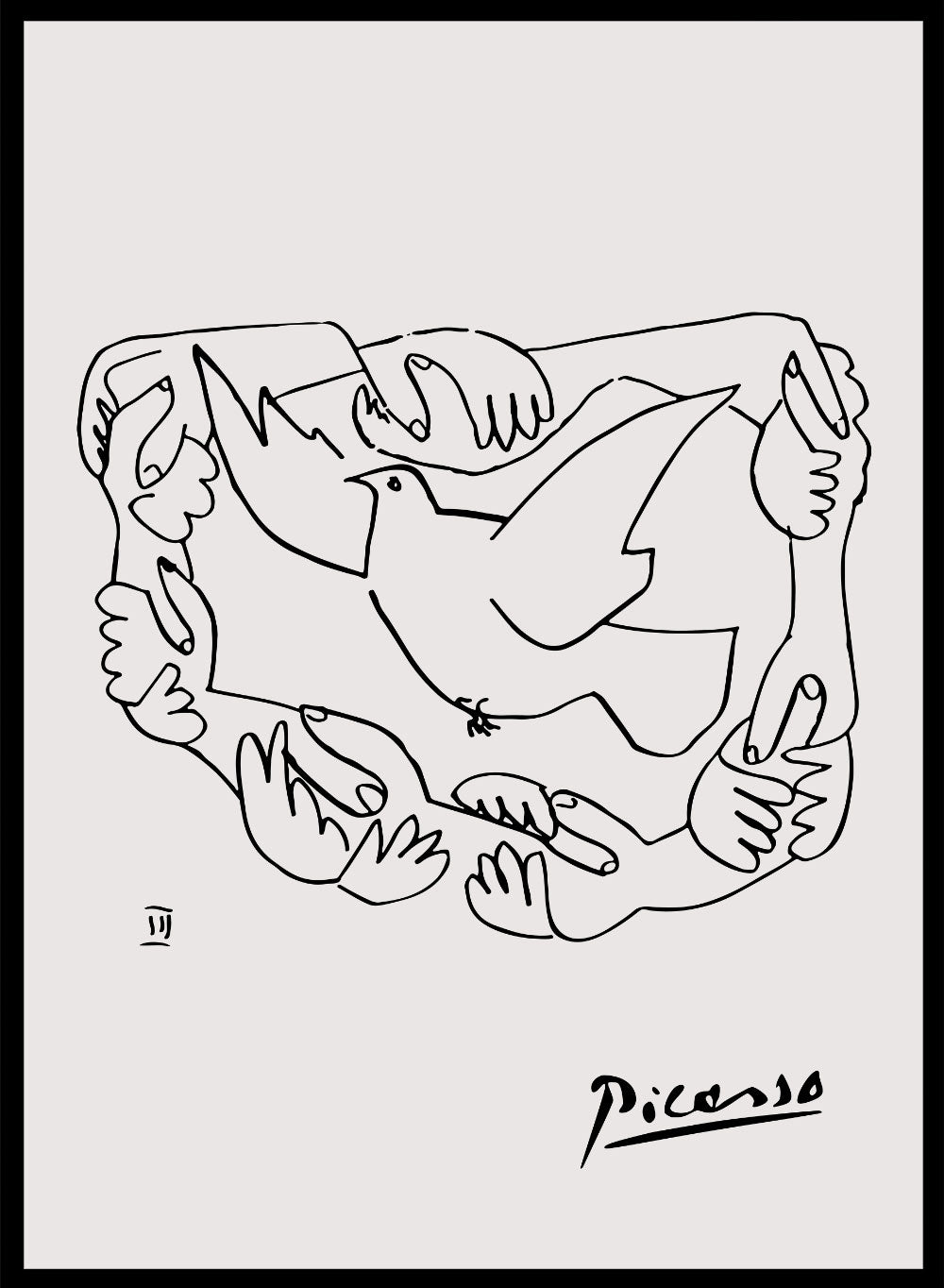 Peace and Freedom: Dove of Peace by Pablo Picasso Print_Sugar & Canvas