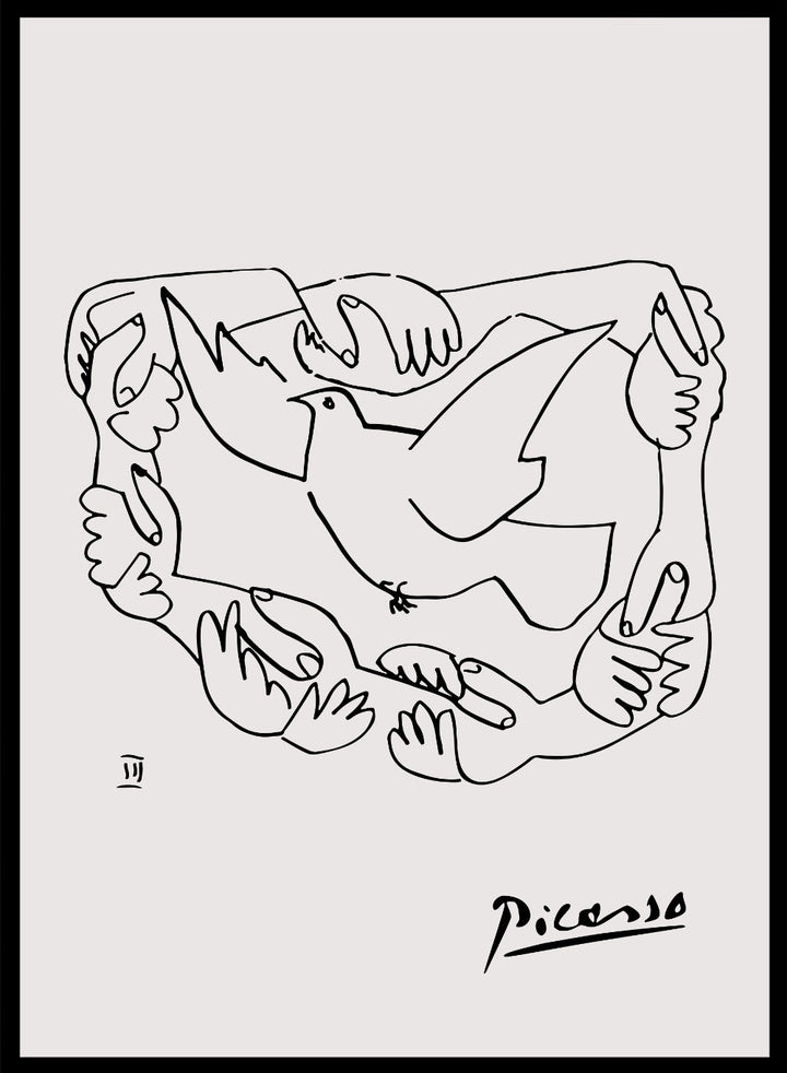 Peace and Freedom: Dove of Peace by Pablo Picasso Print_Sugar & Canvas