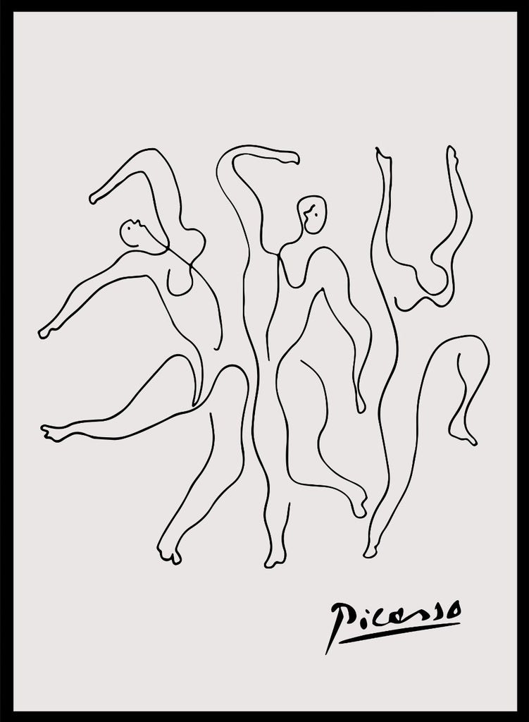 Pablo Picasso The Three Dancers Wall Art Print | Vintage