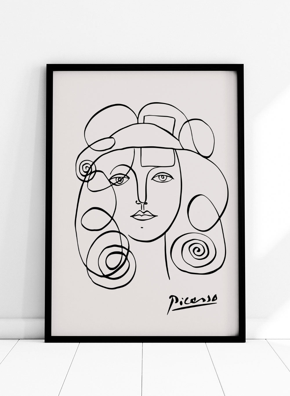 Picasso Portrait of Francoise Wall Art Print | Vintage Exhibition Picasso Portrait of Francoise Wall Art Print | Vintage Exhibition