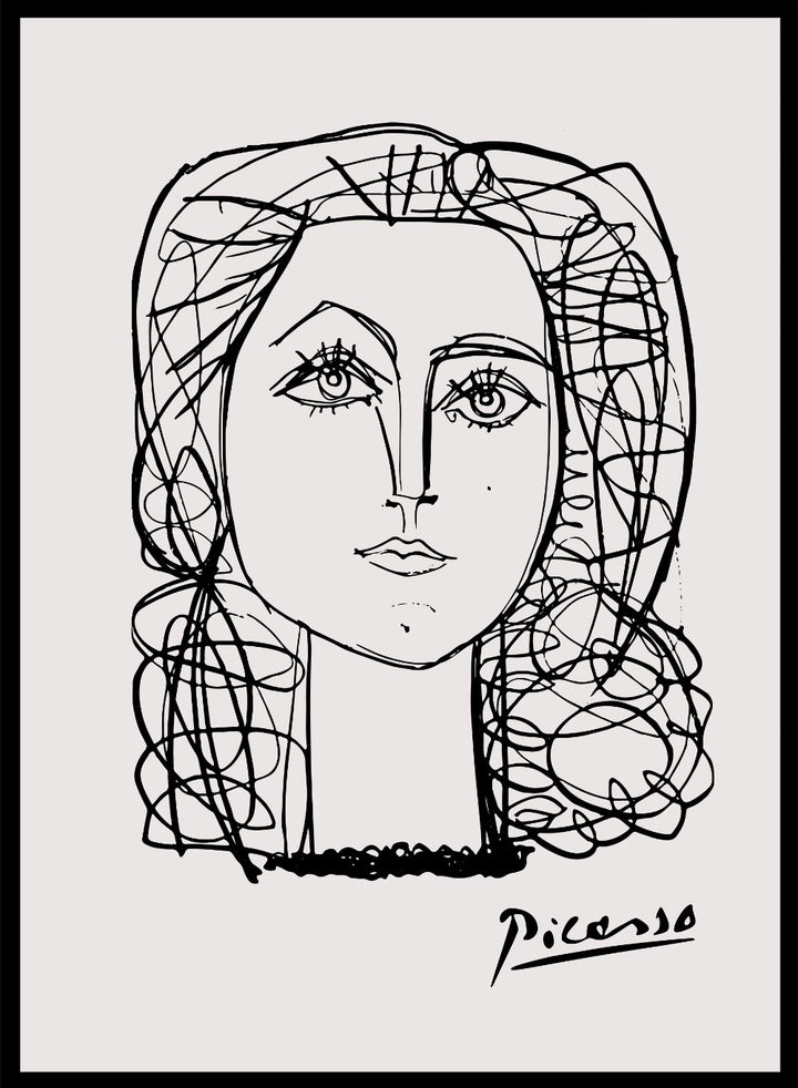 Portrait of Francoise Gilot by Pablo Picasso Print_Sugar & Canvas