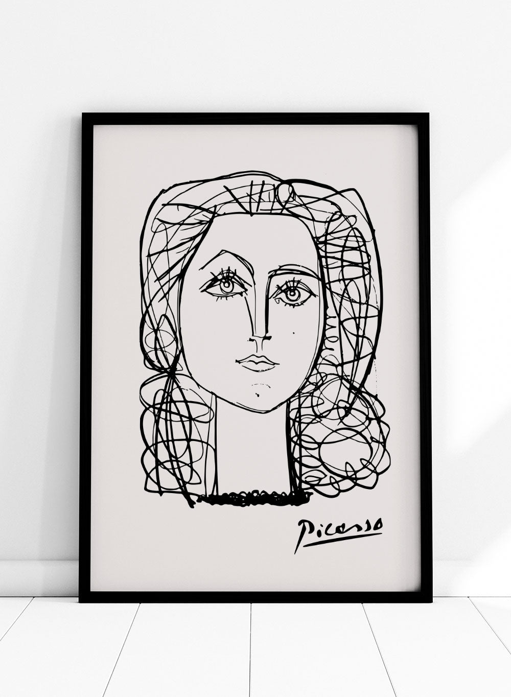 Portrait of Francoise Gilot by Pablo Picasso Print_Sugar & Canvas