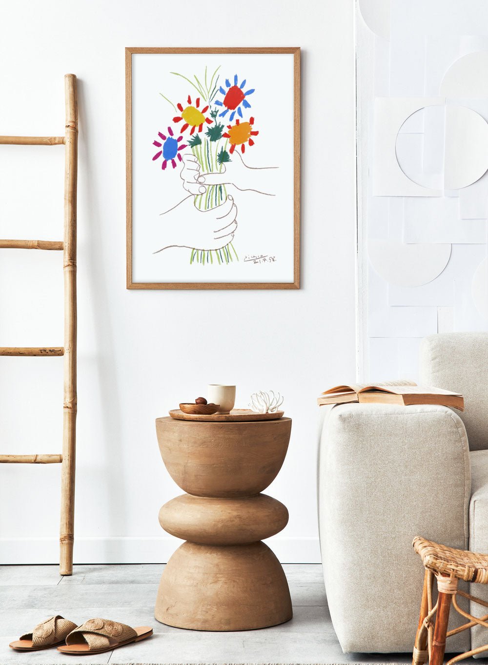 Picasso Bouquet of Peace Art Print_Sugar & Canvas