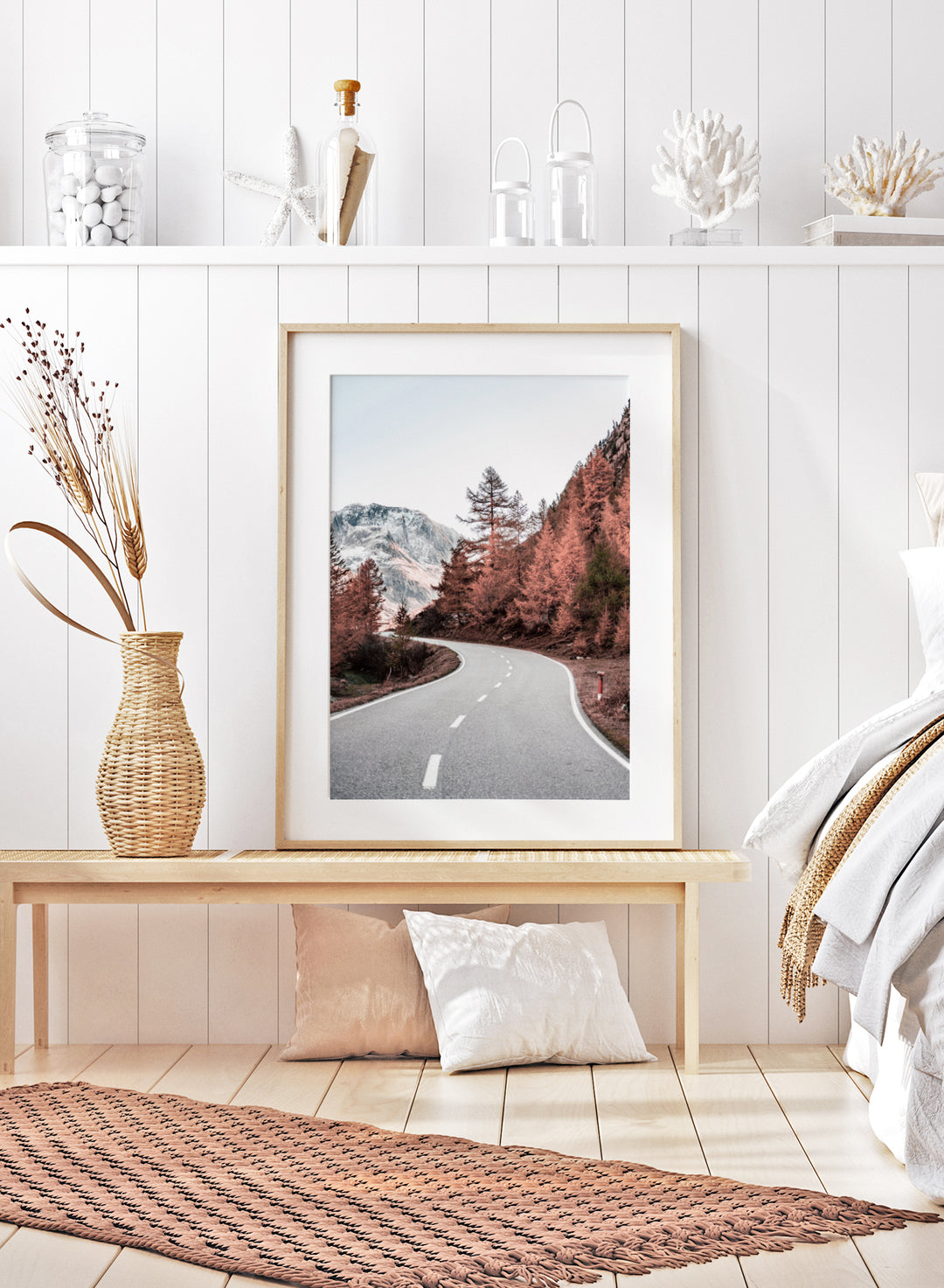 Autumn Highway Art Print_Sugar & Canvas