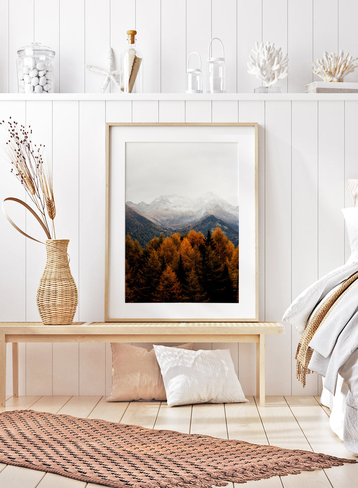 Autumn Mountains Art Print_Sugar & Canvas