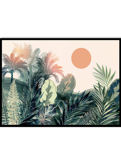 Sugar & Canvas 28x40inches/70x100cm Tropical Rainforest Print