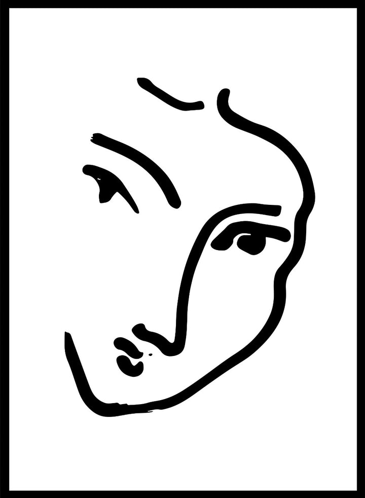 Sketch of Woman by Henri Matisse Print_Sugar & Canvas