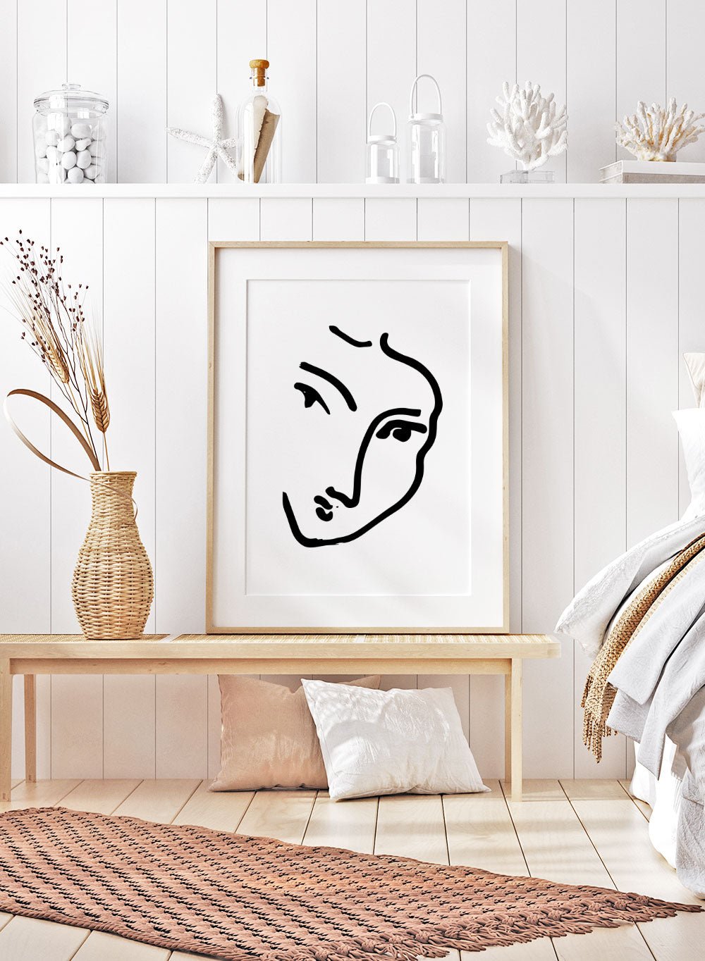 Sketch of Woman by Henri Matisse Print_Sugar & Canvas