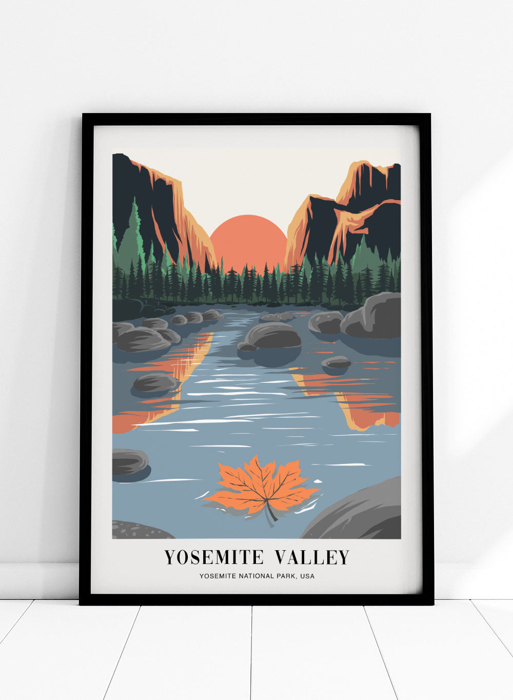 Sugar & Canvas Yosemite Valley Yosemite National Park Art Print