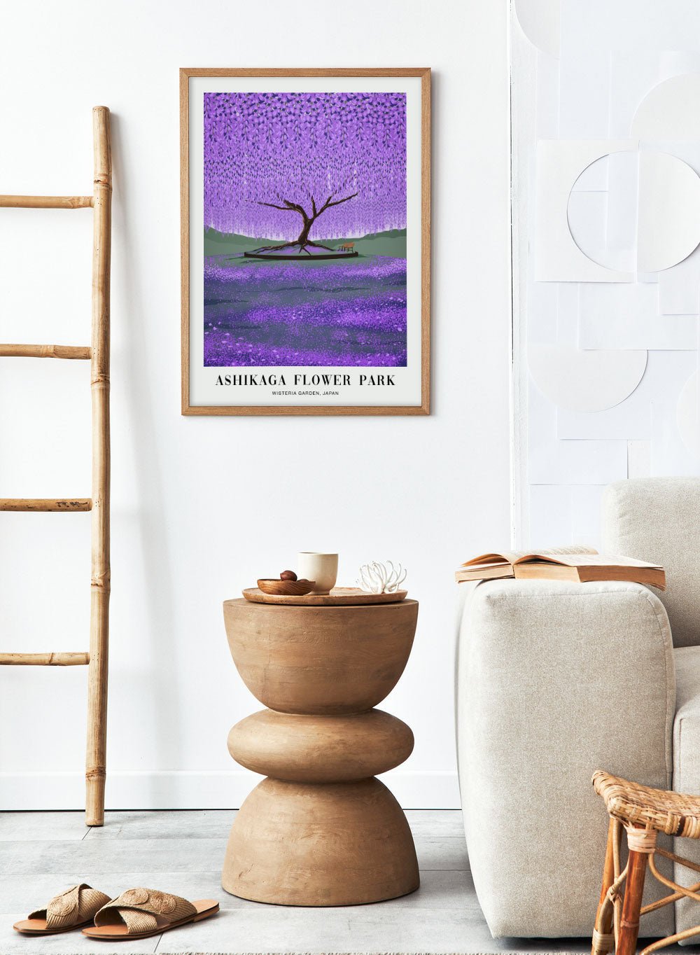 Wisteria Tree in Ashikaga Flower Park Japan Art Print_Sugar & Canvas