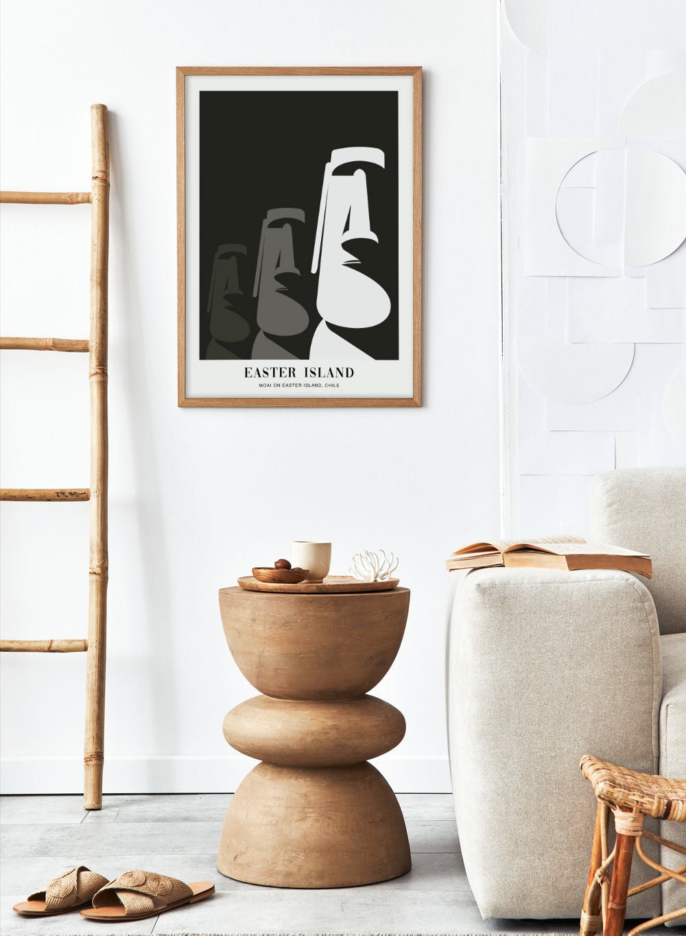 Moai on Easter Island Art Print_Sugar & Canvas