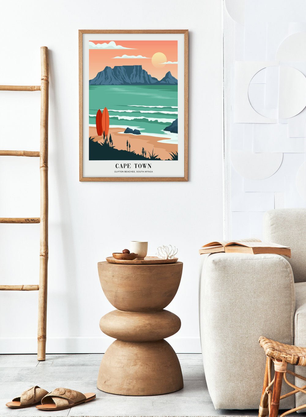 Clifton Beaches Cape Town Art Print_Sugar & Canvas