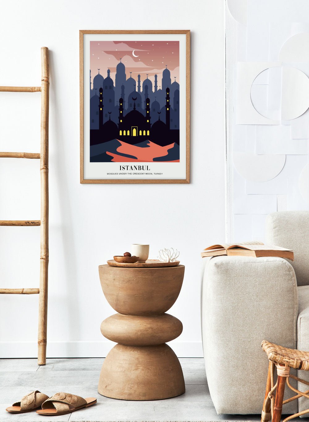 Mosques in Istanbul Art Print_Sugar & Canvas