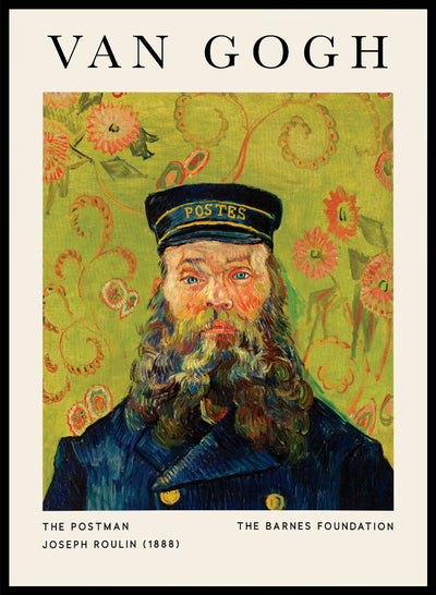 Sugar & Canvas 8x10 inches/20x25cm Van Gogh The Postman Joseph Roulin 1888 Print