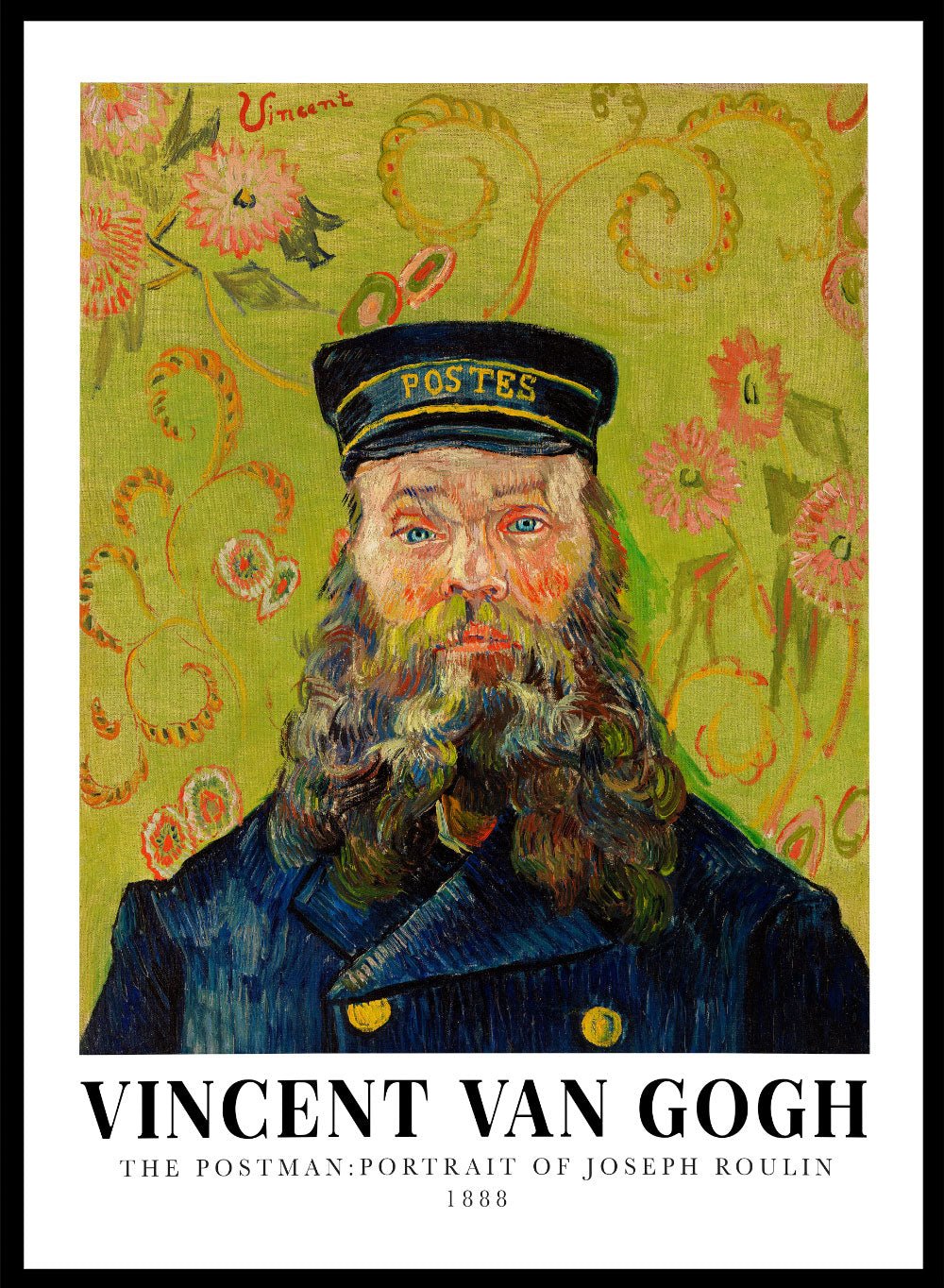 Van Gogh The Postman Joseph Roulin 1888 Art Print_Sugar & Canvas