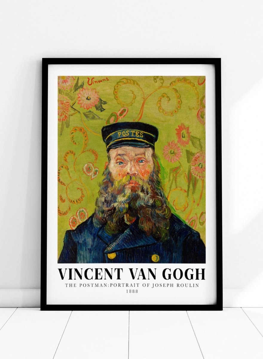 Vincent Van Gogh The Postman Joseph Roulin 1888 Vintage Exhibition