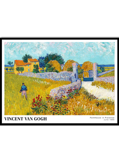 Sugar & Canvas 8x10 inches/20x25cm Van Gogh Farmhouse in Provence 1888 Art Print