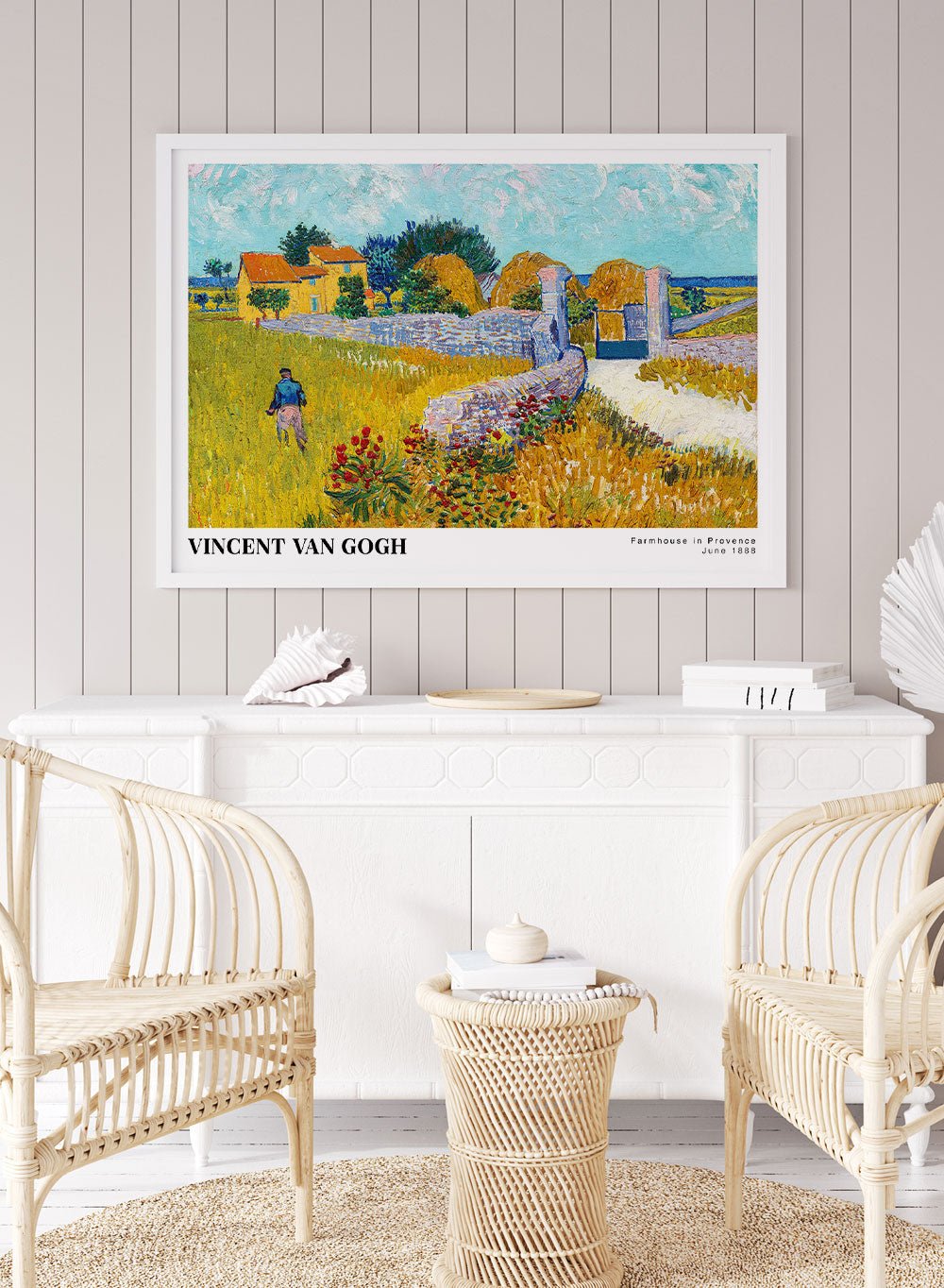Van Gogh Farmhouse in Provence 1888 Art Print_Sugar & Canvas