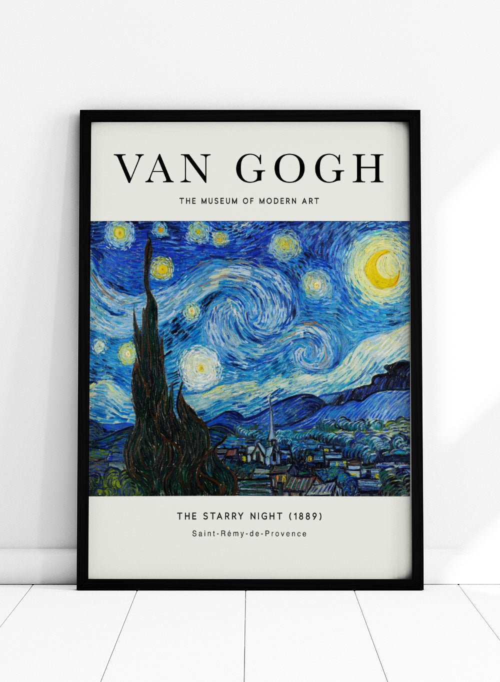 Van Gogh The Starry Night 1889 Art Print_Sugar & Canvas