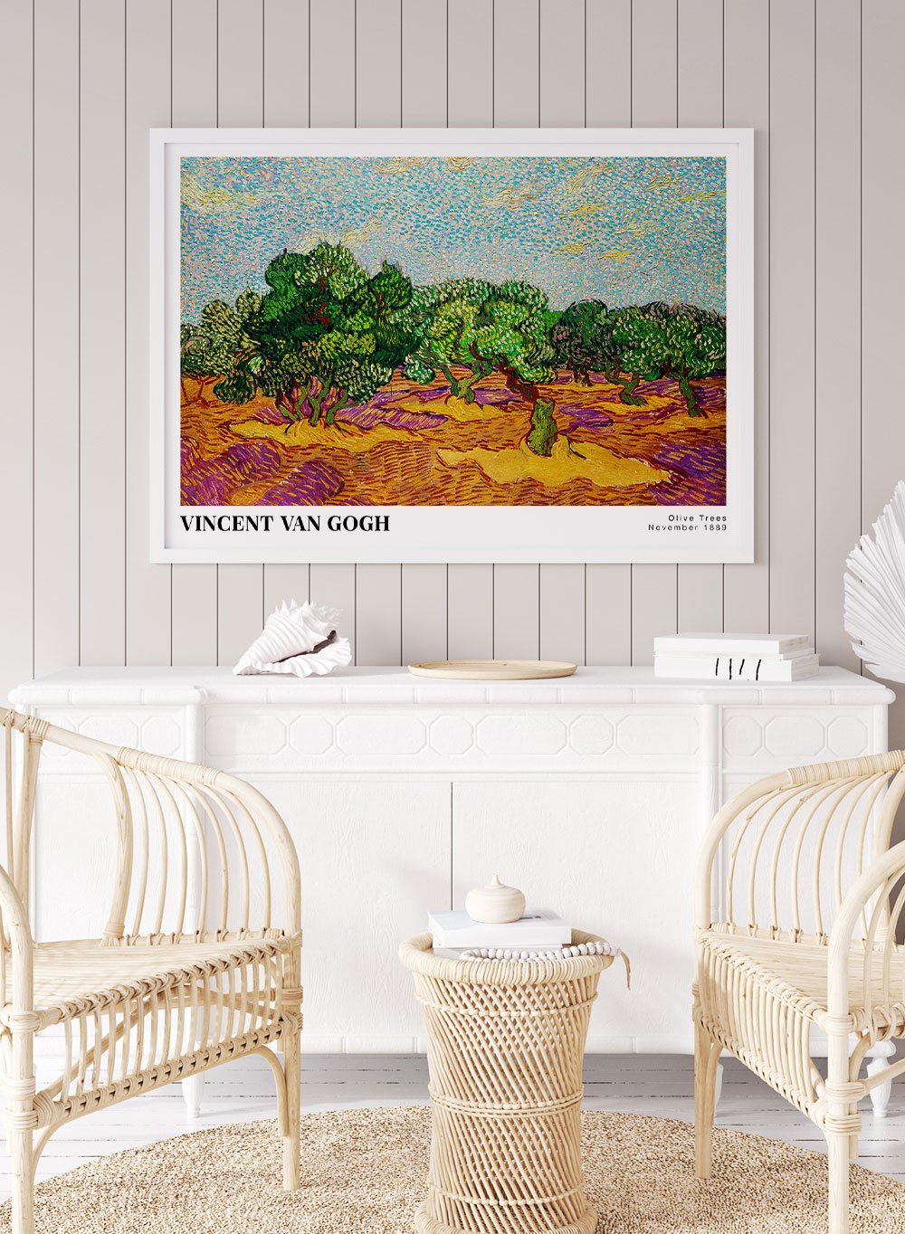 Van Gogh Olive Trees 1889 Art Print_Sugar & Canvas