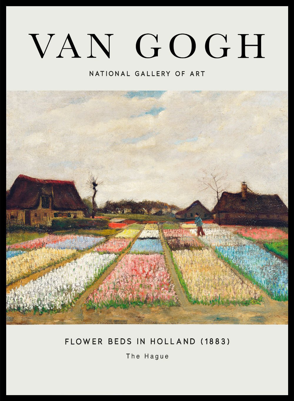 Van Gogh Flower Beds in Holland 1883 Art Print_Sugar & Canvas