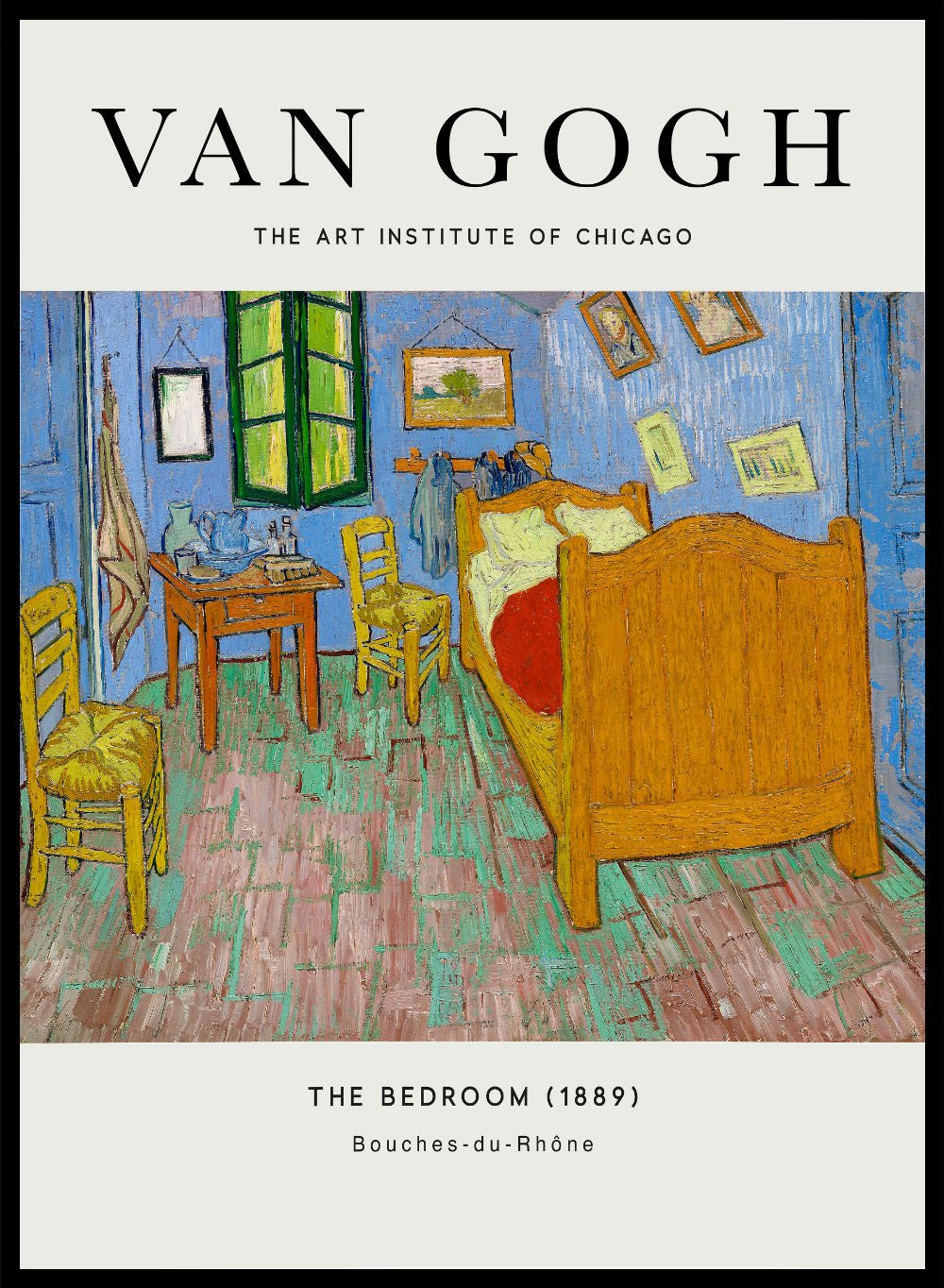 Van Gogh The Bedroom 1889 Art Print_Sugar & Canvas