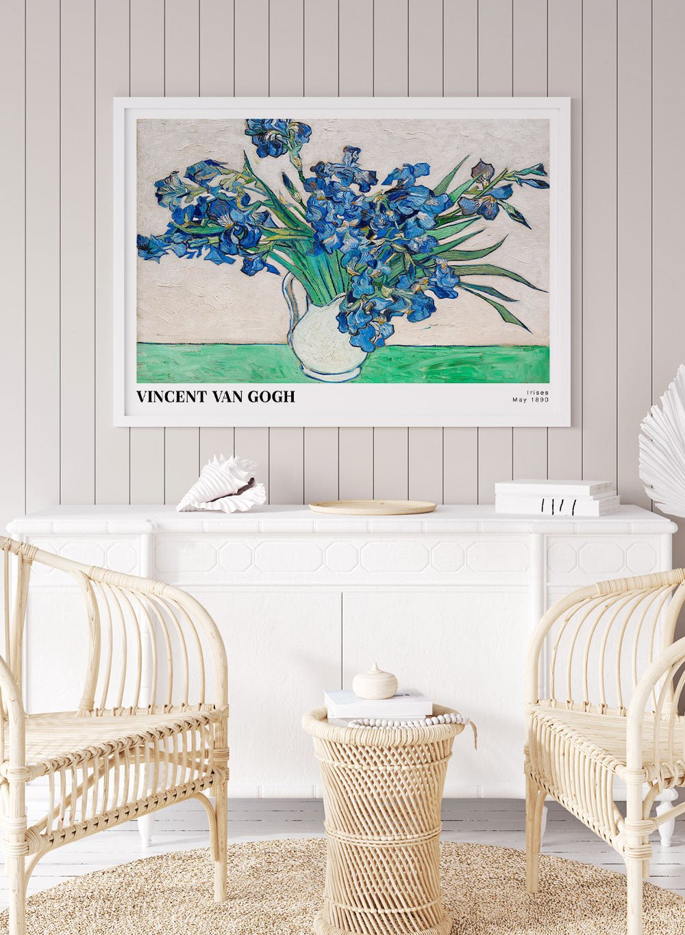 Van Gogh Irises 1889 Art Print_Sugar & Canvas