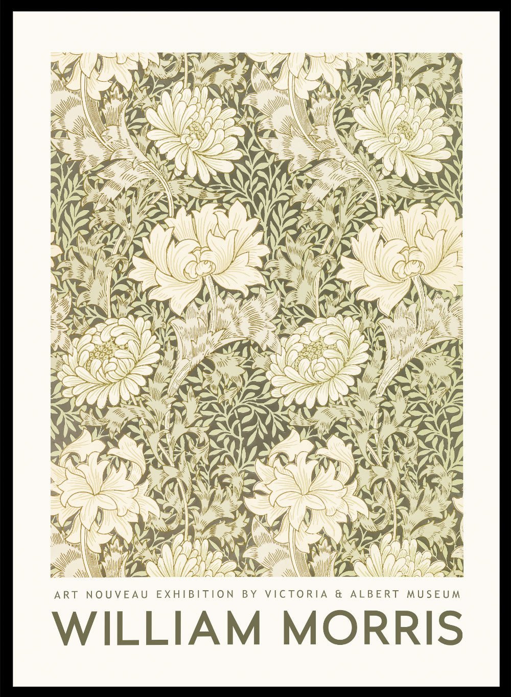 Chrysanthemum by William Morris Print_Sugar & Canvas