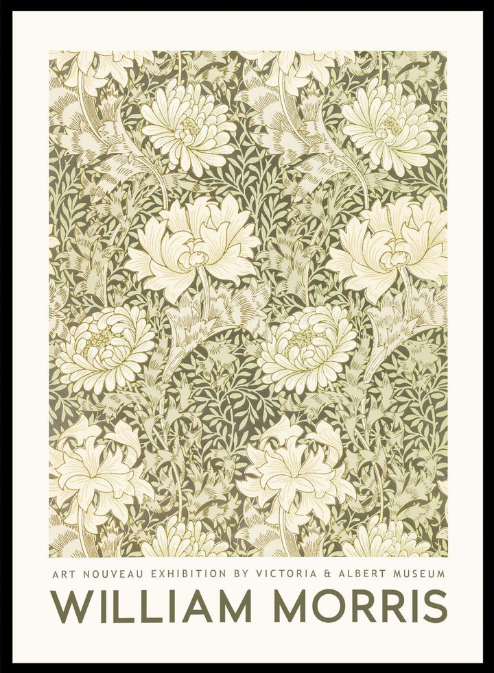 Chrysanthemum by William Morris Print_Sugar &amp; Canvas