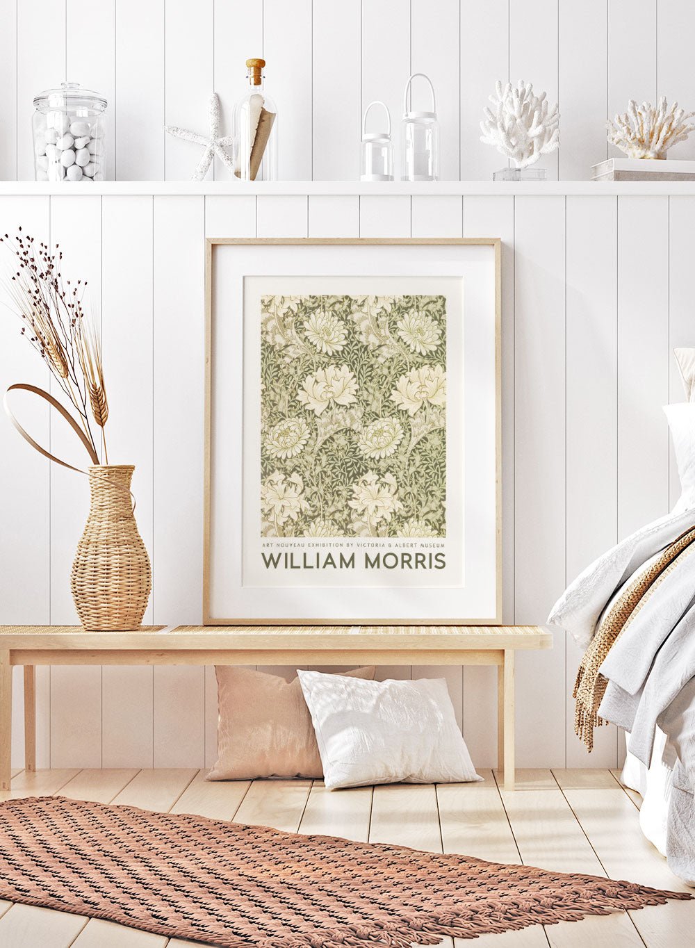 Chrysanthemum by William Morris Print_Sugar &amp; Canvas