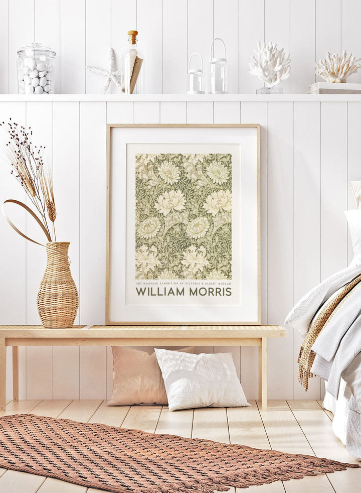 Chrysanthemum by William Morris Print_Sugar &amp; Canvas