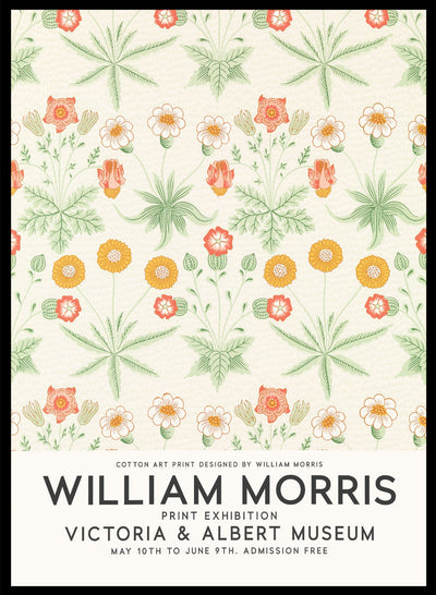 Sugar & Canvas 28x40inches/70x100cm Daisy Flowers by William Morris Print
