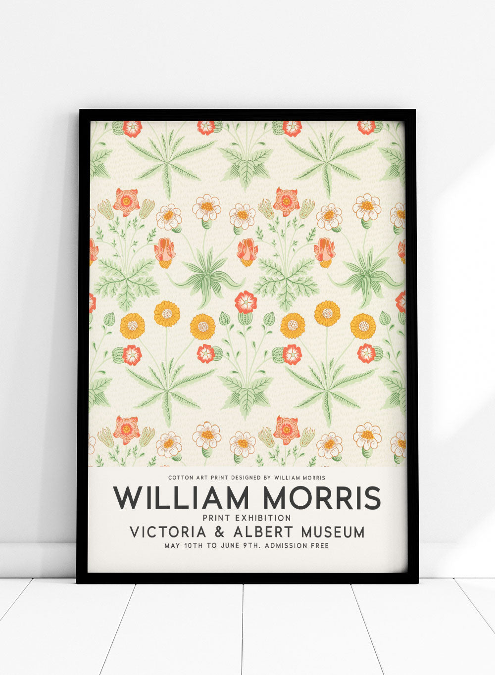 Sugar & Canvas Daisy Flowers by William Morris Print