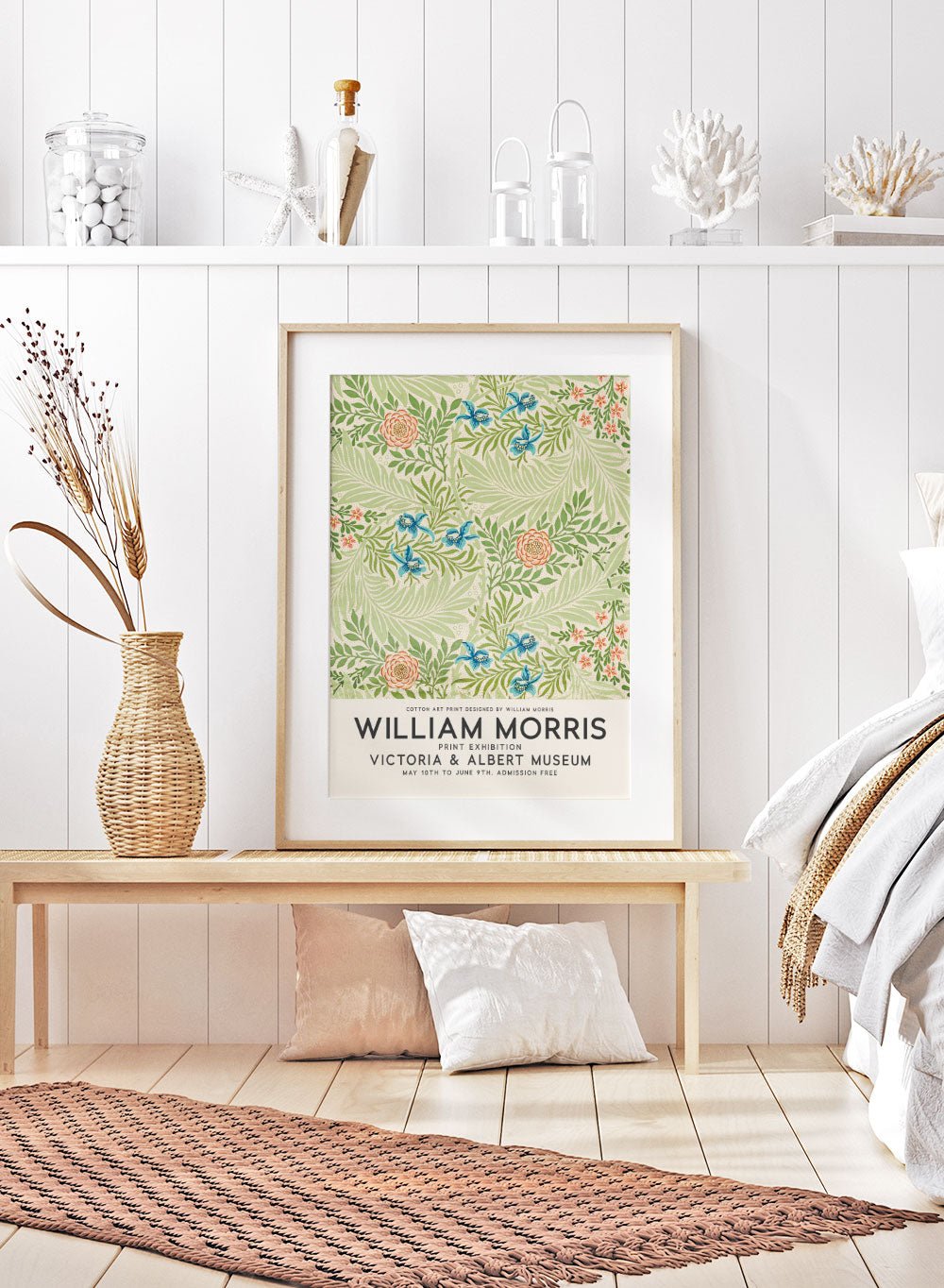 Larkspur by William Morris Print_Sugar &amp; Canvas