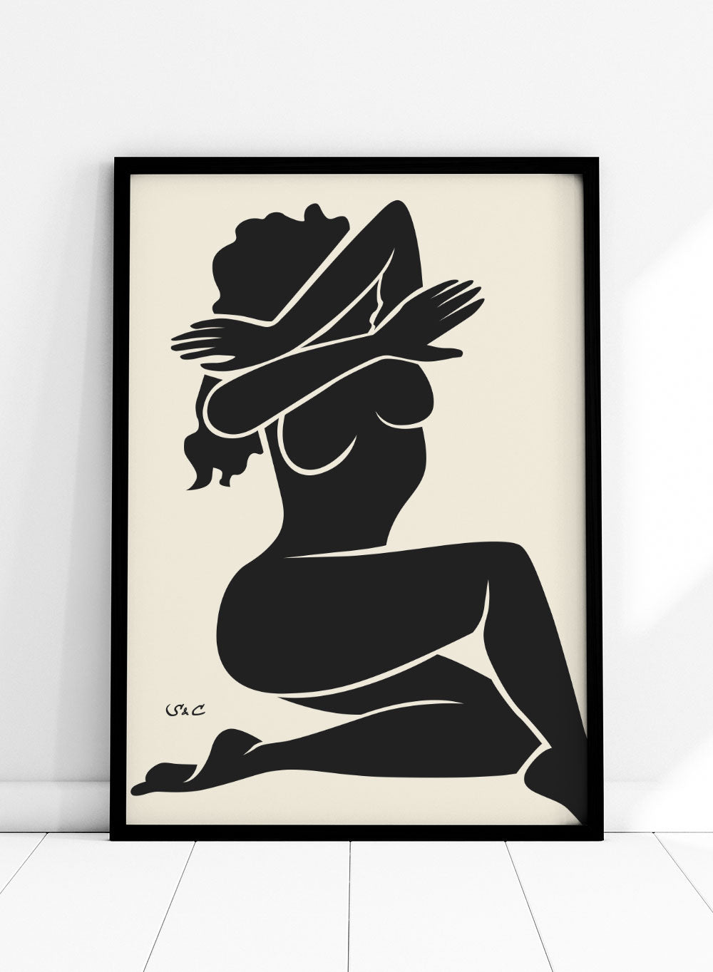 Abstract Figure Art Print WP01_Sugar & Canvas