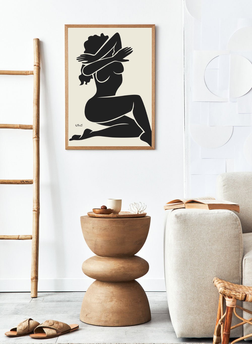 Abstract Figure Art Print WP01_Sugar & Canvas