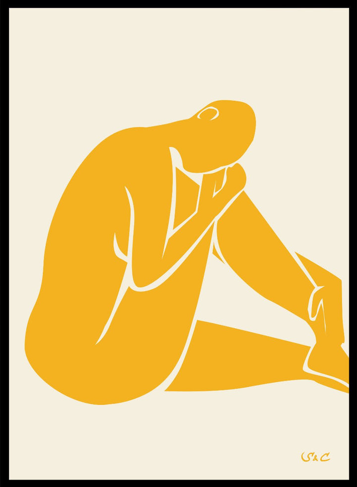 Abstract Figure Art Print WP02_Sugar & Canvas