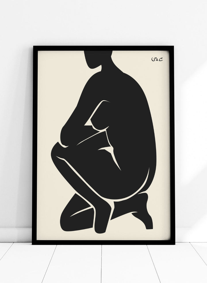 Abstract Figure Art Print WP03_Sugar & Canvas