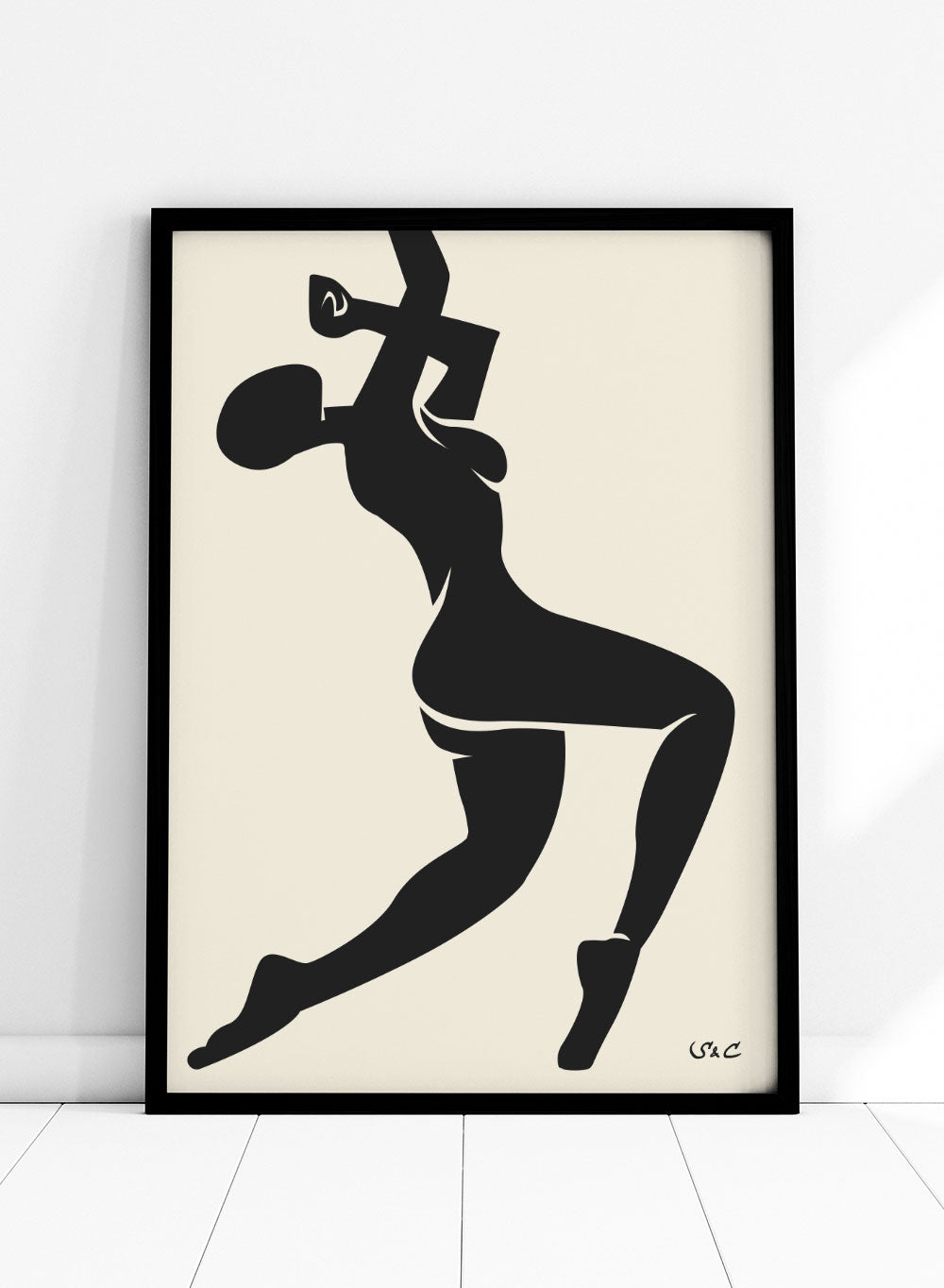 Abstract Figure Art Print WP04Sugar & Canvas