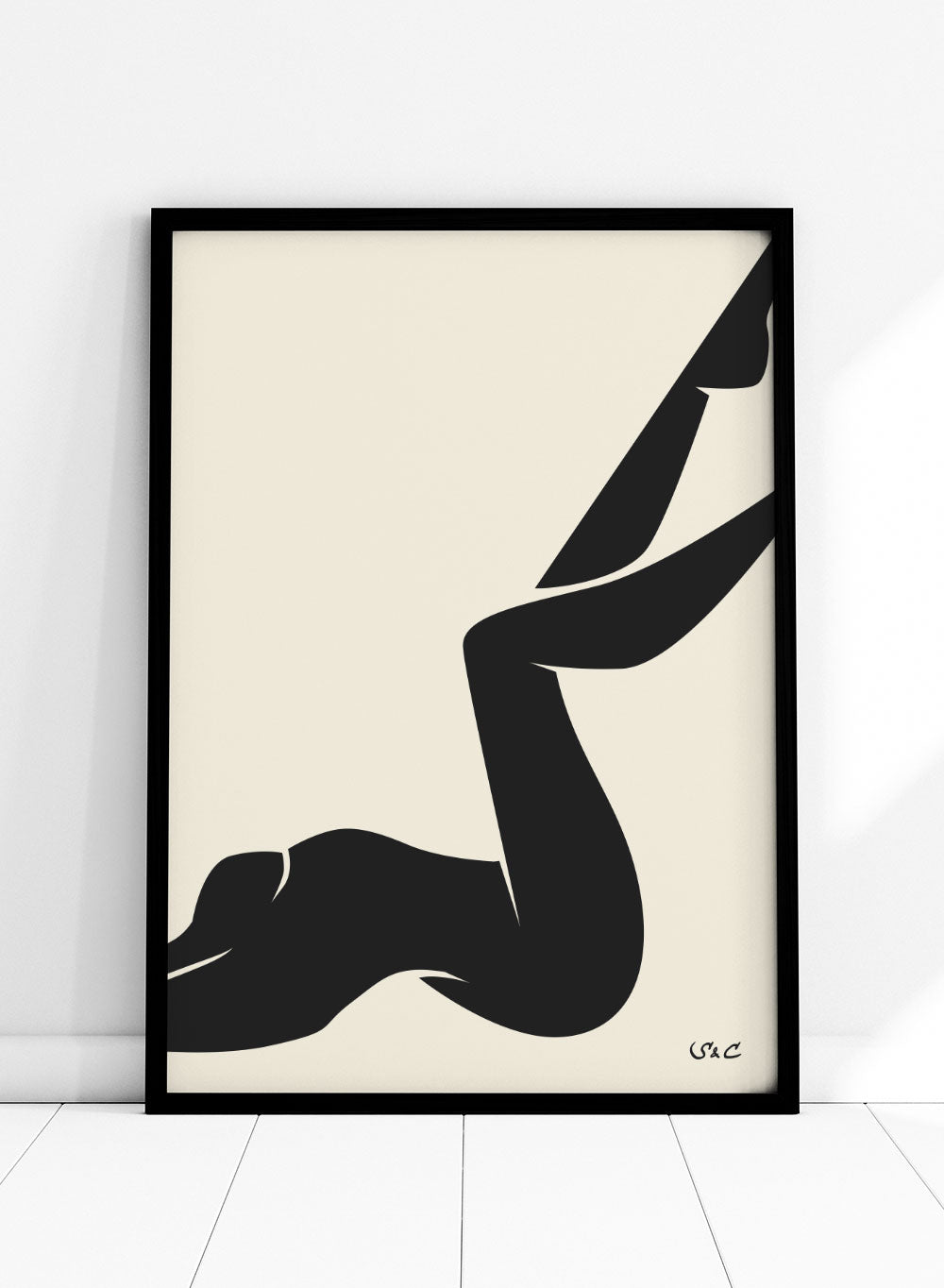 Abstract Figure Art Print WP05Sugar & Canvas