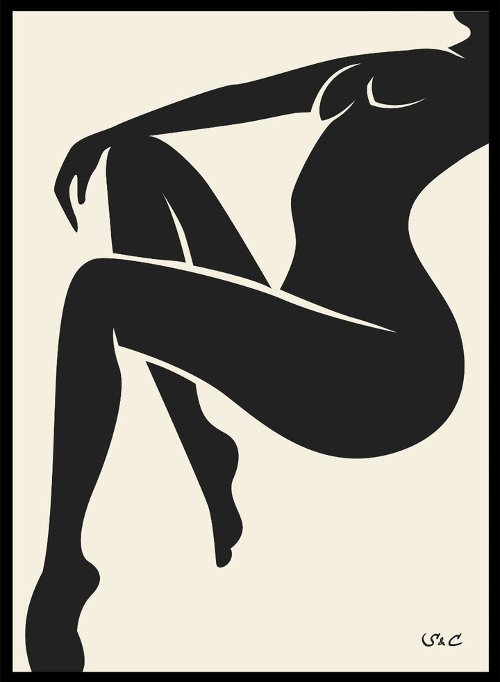 Abstract Figure Art Print WP06_Sugar & Canvas